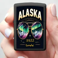 Northern Lights Glow - Alaska 20XX Zippo Lighter