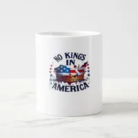 No Kings In America Classic Retro Cool Giant Coffee Mug