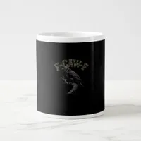 Crow F-Caw-F Funny Bird Giant Coffee Mug