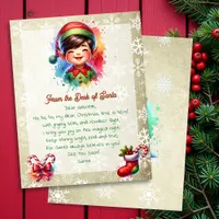 From the Desk of Santa for Kids | Anime Boy Elf
