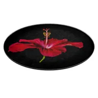 Red Hibiscus Flower Side View Cutting Board