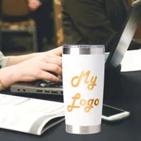 Logo business corporate brand color insulated tumbler