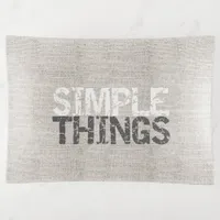 Simple Things Burlap ID184 Trinket Tray