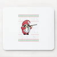 Tis The Season Deer Gnome Reindeer Christmas Mouse Pad