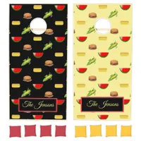 Personalized Summer Foods Watermelon Corn Hole Cornhole Set