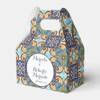 Elegant Mexican Floral Talavera Wedding  Favor Boxes