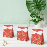 Christmas Holiday Charm Pattern 01 -  Favor Boxes