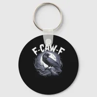 F-Caw-F Minimal Clean Keychain