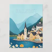 Hallstatt Austria Travel Postcard