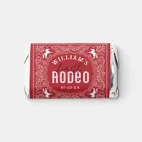 First Rodeo 1st Birthday Candy Wrapper – Red Weste Hershey's Miniatures