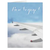 Bon Voyage Travel Over the Clouds Card