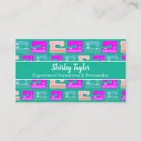 Sewing Machine Dressmaker Seamstress Tailor Business Card