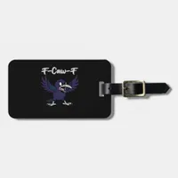 F-Caw-F Retro Graphic Luggage Tag