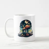 Cottagecore And Aesthetic Goblincore Mushroom Fair Coffee Mug