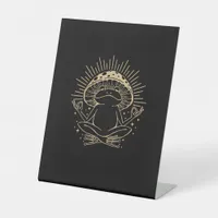 Frog & Minimalism Cottage  Aesthetic Goblincore Pedestal Sign