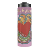 Heart the Beat: Doodles for Music Lovers: Pink Thermal Tumbler