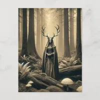 Pagan Woman Elen of the Ways Sepia Postcard