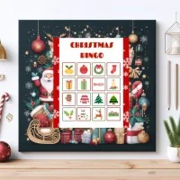 Red Creative Christmas Bingo Jigsaw Puzzle