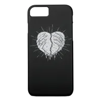Monochrome Skeleton Hand With Heart Classic iPhone 8/7 Case