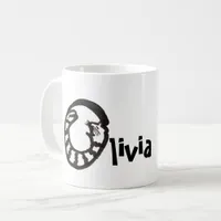 Mug - Name with Initial Cat Letter O