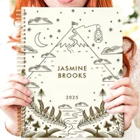 Mystical Mountain Journey 2025 Custom Name  Planner