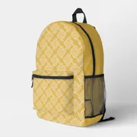 Backpack (ao) - Interwoven Diamonds in Yellow