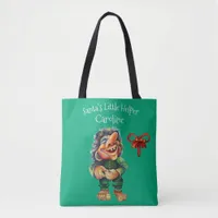 Cheeky Christmas Troll and Tree Delight  Tote Bag