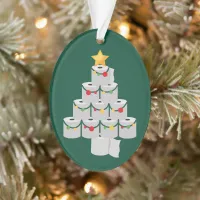 Toilet Paper Christmas Tree Funny Xmas Ornament