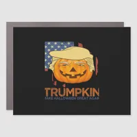 Trumpkin Halloween Funny Design Car Magnet