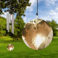 Personalized Wedding Photo Keepsake Wind Chime