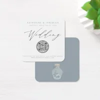 QR Code Nautical Beach Seashell Wedding Invitation