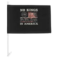 No Kings In America United States Independence Cla Car Flag