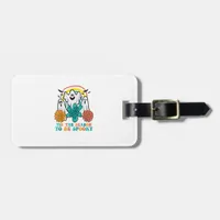 Tis The Season To Spooky Retro Halloween Women Luggage Tag