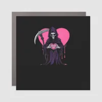 Heart Hands Reaper Classic Meme Car Magnet
