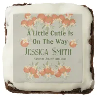 A Little Cutie is On The Way-Orange Blossom, Mint Brownie