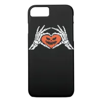 Skeleton Hands A Spooky Halloween Heart Classic iPhone 8/7 Case