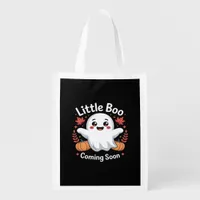 Cute Halloween Pregnancy Announcement Grocery Bag