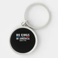 In America Presidents Are Not Kings Minimal Clean Keychain