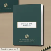 Income Tax Return Folders for Accountants