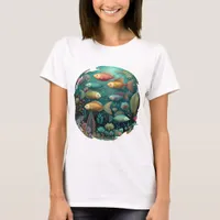 Fantasy Aquarium Whimsical Fish Women's T-Shirt