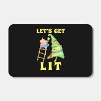 Let's Get Lit Funny Christmas Drinking Classic Matchboxes