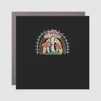 Cottagecore  Mushroom Goblincore Mycology Natureco Car Magnet