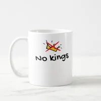 No Kings In America Classic Retro Style Coffee Mug