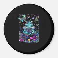 Frog Aesthetic Cottagecore Goblincore Reading Magnet