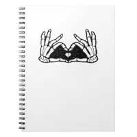 Skeleton Hands The Of A Heart Abstract Form Notebook