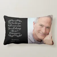 Family Memorial Photo Keepsake Lumbar Pillow