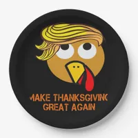 Happy Thanksgiving Day Paper Plates