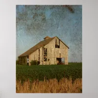 Grunge Barn Poster