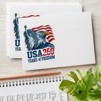 America's Semiquincentennial USA 250 Years Freedom Envelope