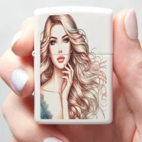 Blonde American Beauty Zippo Lighter